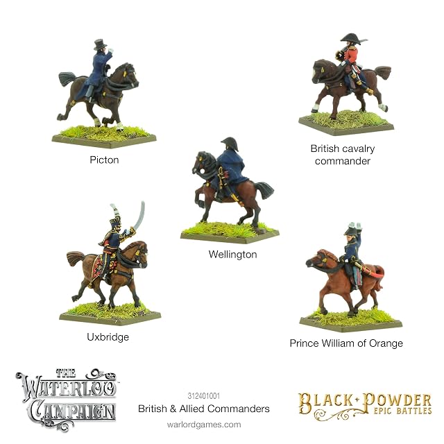 Foto 2 de 3 de Warlord Games, Batallas épicas de Black Powder: Comandantes Napoleónicos británicos y aliados