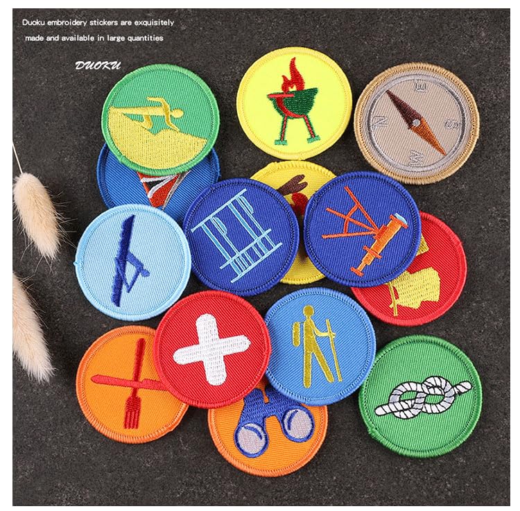Patch moral hook and loop écusson scout sac à dos brassard