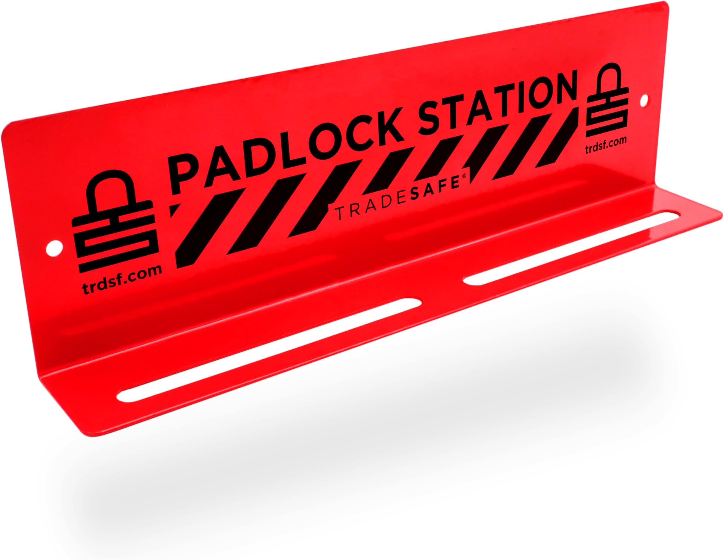 Lockout Tagout Locks Station - Loto Station for Safety Padlocks, Loto Padlocks Rack fits up to 10 Loto Locks, No Safety Lockout Padlocks Included