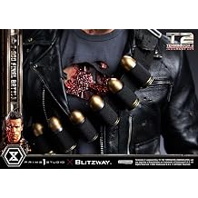 Prime 1 Studio Terminator 2 Museum Master Line T-800 Final Battle DX Edition, Approx. H 29.5 x W 12.8 x D 12.8 inches 74.7 x 32.6 x 32.6 cm Polystone 1/3 Scale Figure