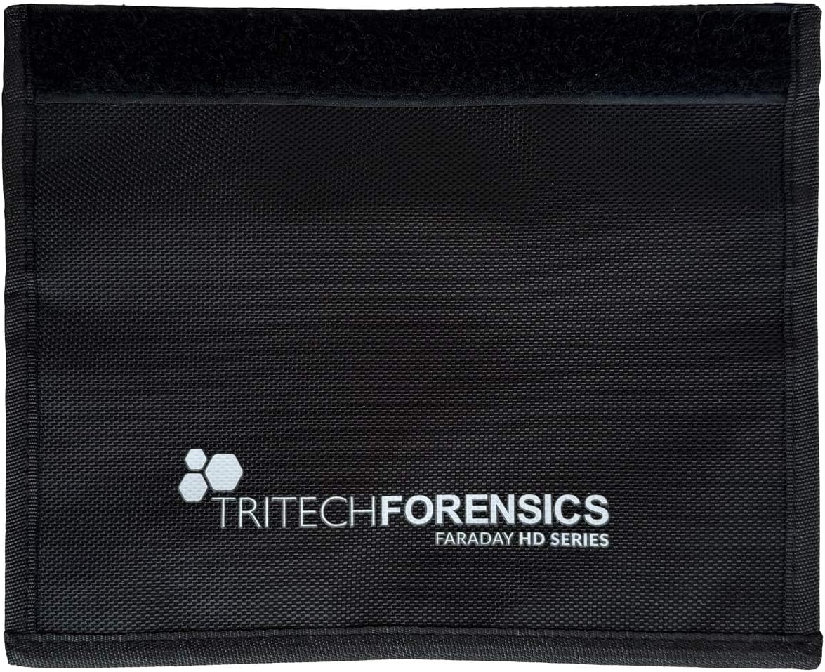 Non-Window Faraday Bag HD Series for Cell Phone and Tablet Security (Cell Phone) Black