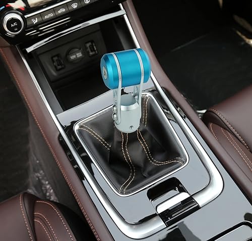 Miniatura 3 de Abfer Pomo de palanca de cambios en T, perilla de palanca de cambios para automóvil, palanca de cambios de peso, compatible con manuales de vehículo