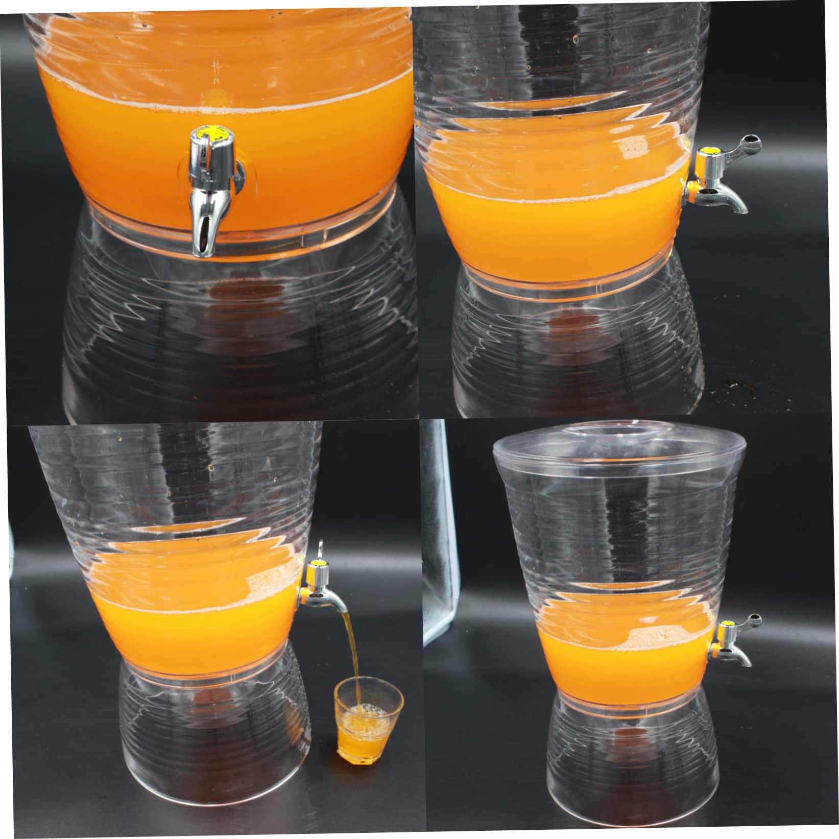 Dispensador de bebidas con soporte, dispensador de bebidas, recipiente de agua para zumos y fiestas en casa, 10 L