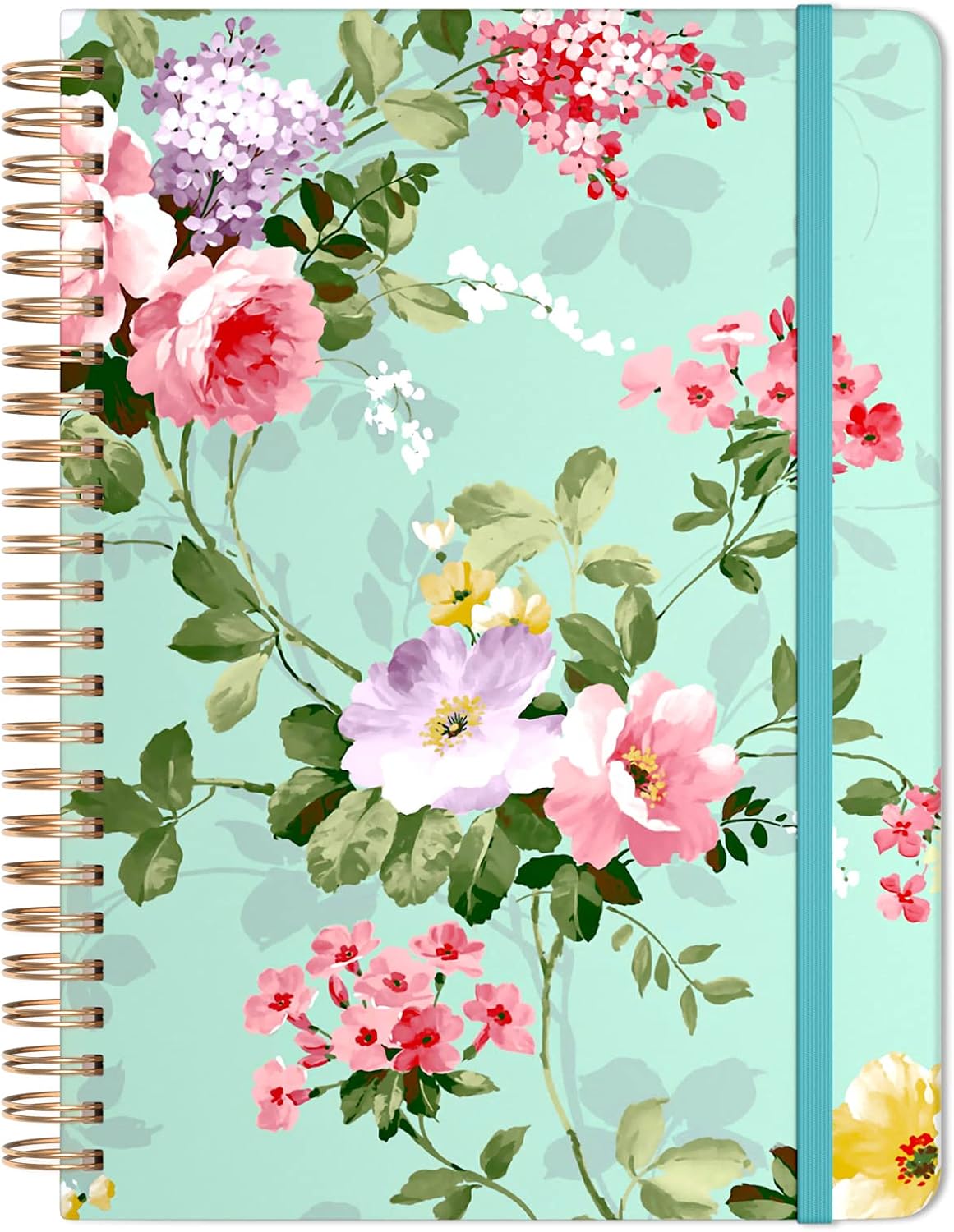 Nipichsha 2022 Planner - Academic Year Weekly Monthly Planner for Women, 8.5" x 6.6", Flexible Hardcover, 12-Month Agenda Planners, Cute Floral Calendar Planner Notebook for Work Student, Flower