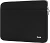 Laptop Sleeve Case 14 inch, Shockproof Protective Notebook Cover Bag with Accessory Pocket, Durable Carrying Laptop Case Compatible for MacBook HP Lenovo Dell Asus Acer, Light Pink