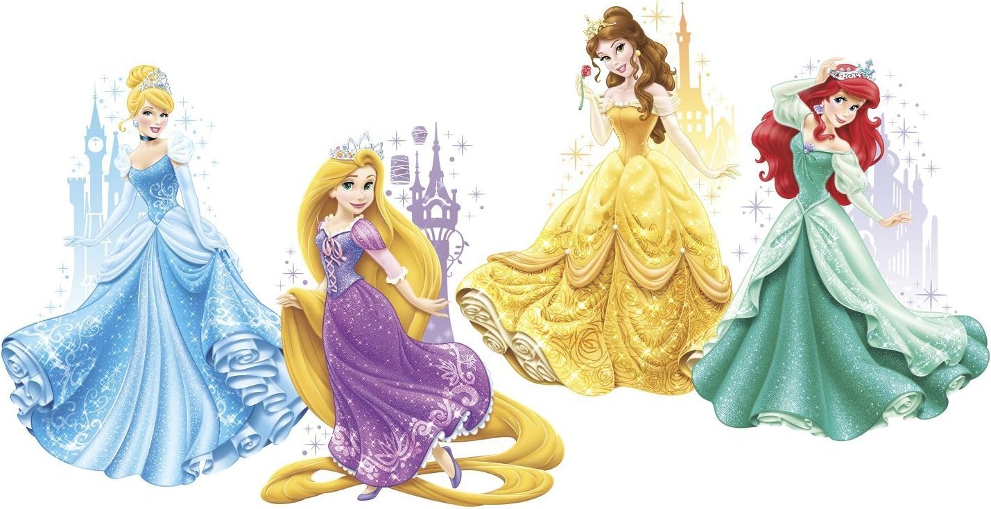 RoomMates Disney Princesses and Castles-Giant Wall Stickers, Vinyl, #, 105.6x49.7x105.6 cm, #N/a - Image 3