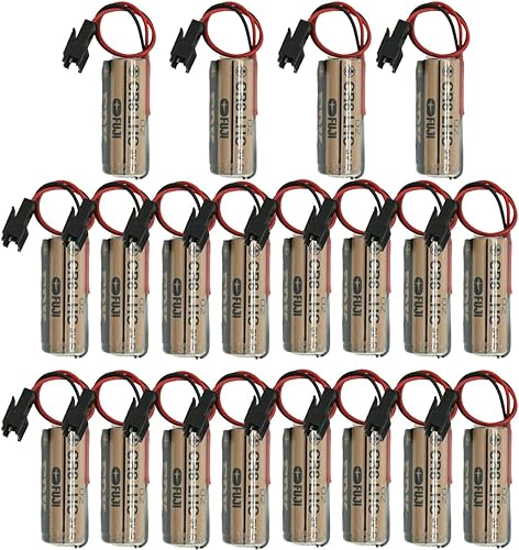 20 Pack CR8.LHC 17450 3V 2600mAh Battery Non-Rechargeable Battery Replacement for Toto CR8-LHC TH559EDV410R Automatic Toilet Flusher
