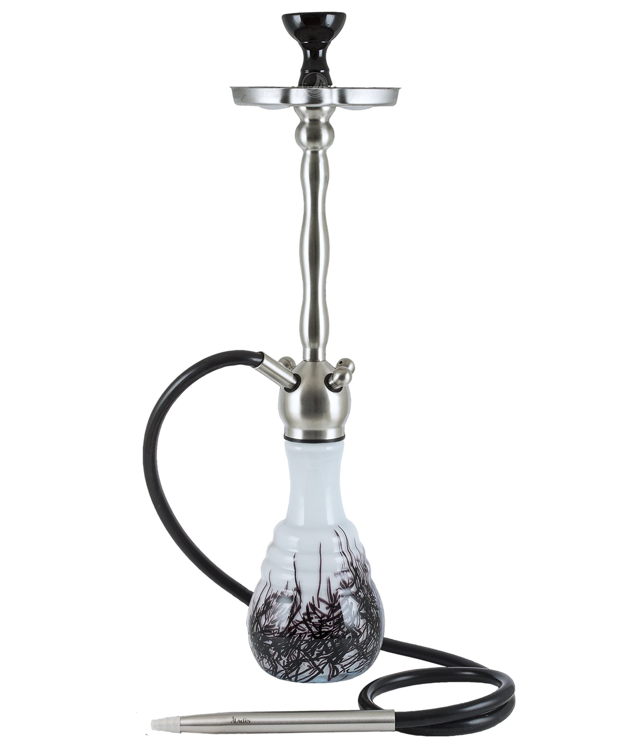 Aladin Narikela WN61 – Shisha, pipa de agua, 68,5 cm, pernos del narguile resistentes, marrón, talla única