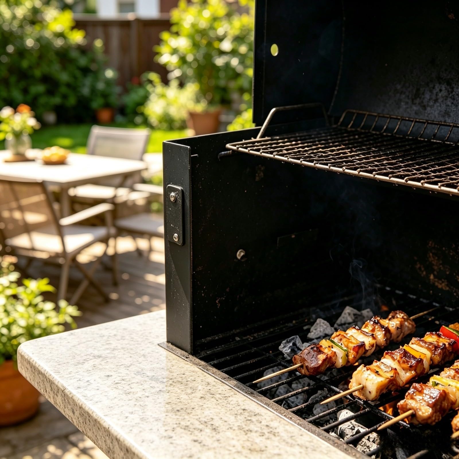 Manopole a molla per barbecue in acciaio inox per barbecue, stufe a legna, grill, forni, caminetti (4 pezzi)