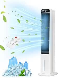 Amazon.com: KEGIAN Cooling Fan That Blow Cold Air, Portable Evaporative ...