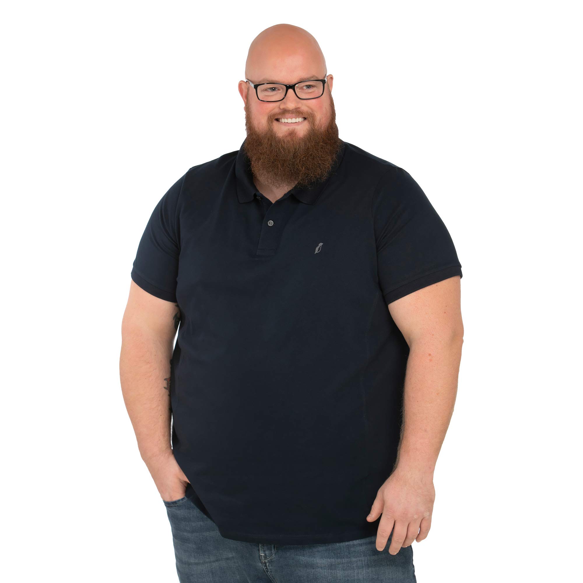 Alca - Polo para Hombre de Manga Corta y Talla Grande (Tallas 2XL-8XL)