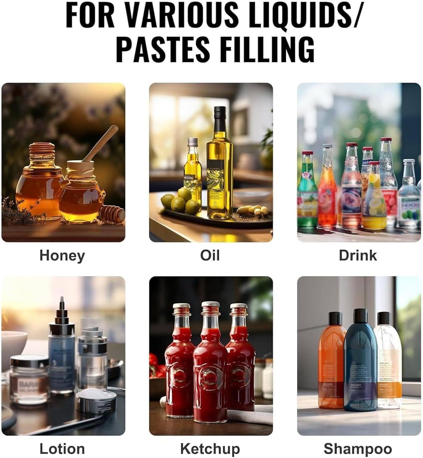 Pneumatic Horizontal Liquid Filling Machine - Industrial No Drip Paste Filler for Manual Automatic Use for Liquid Paste — view 7