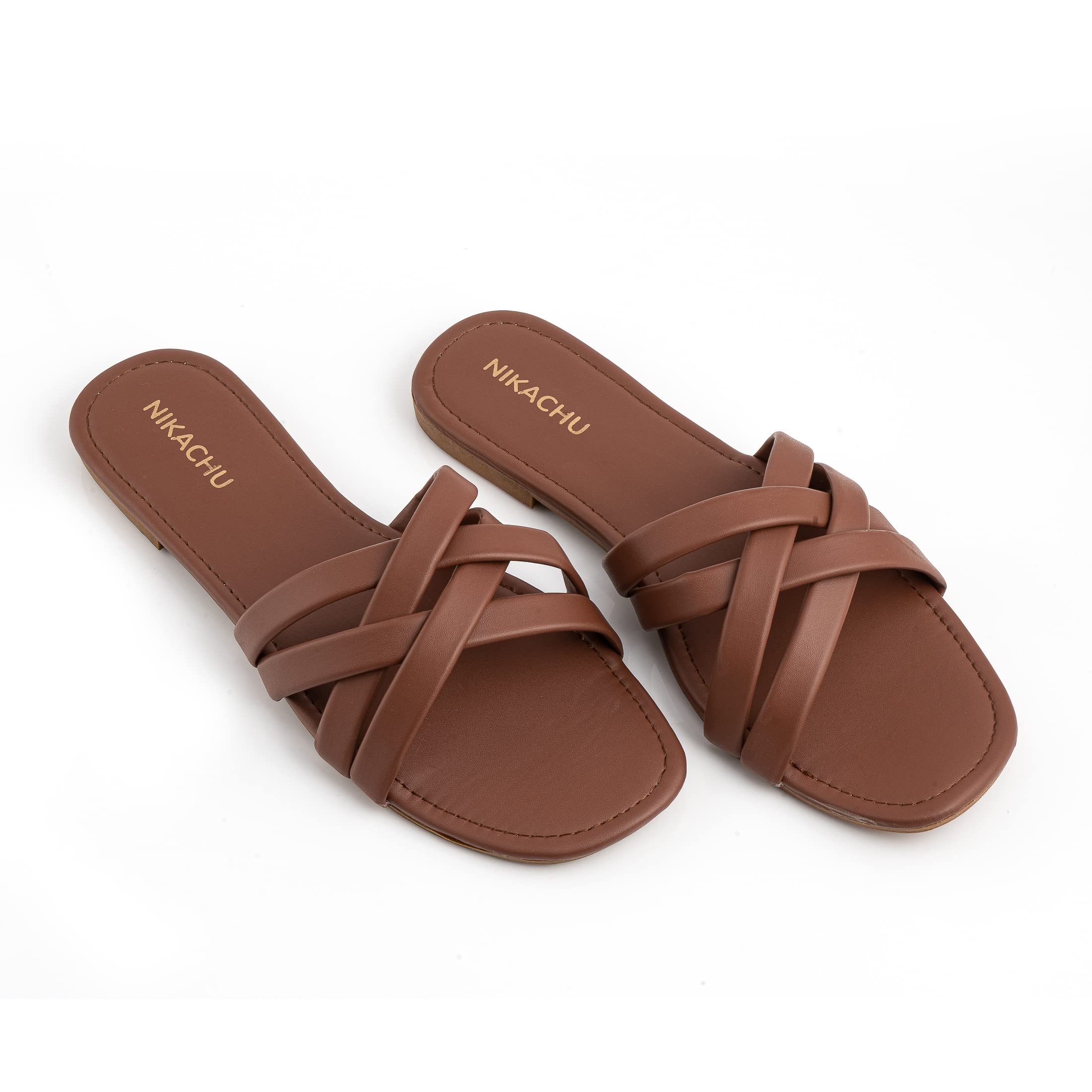 NIKACHU Women’s Jaipuri Trendy Flats Fashion Slipper for Women or Girls (BTS Design) Brown (B0BB2T1CLW) Amazon Price History, Amazon Price Tracker
