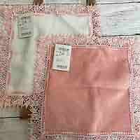 スティナ近沢レースコラボタオル Amazon.co.jp: 近沢レース スティナ コラボタオルハンカチ(ピンク