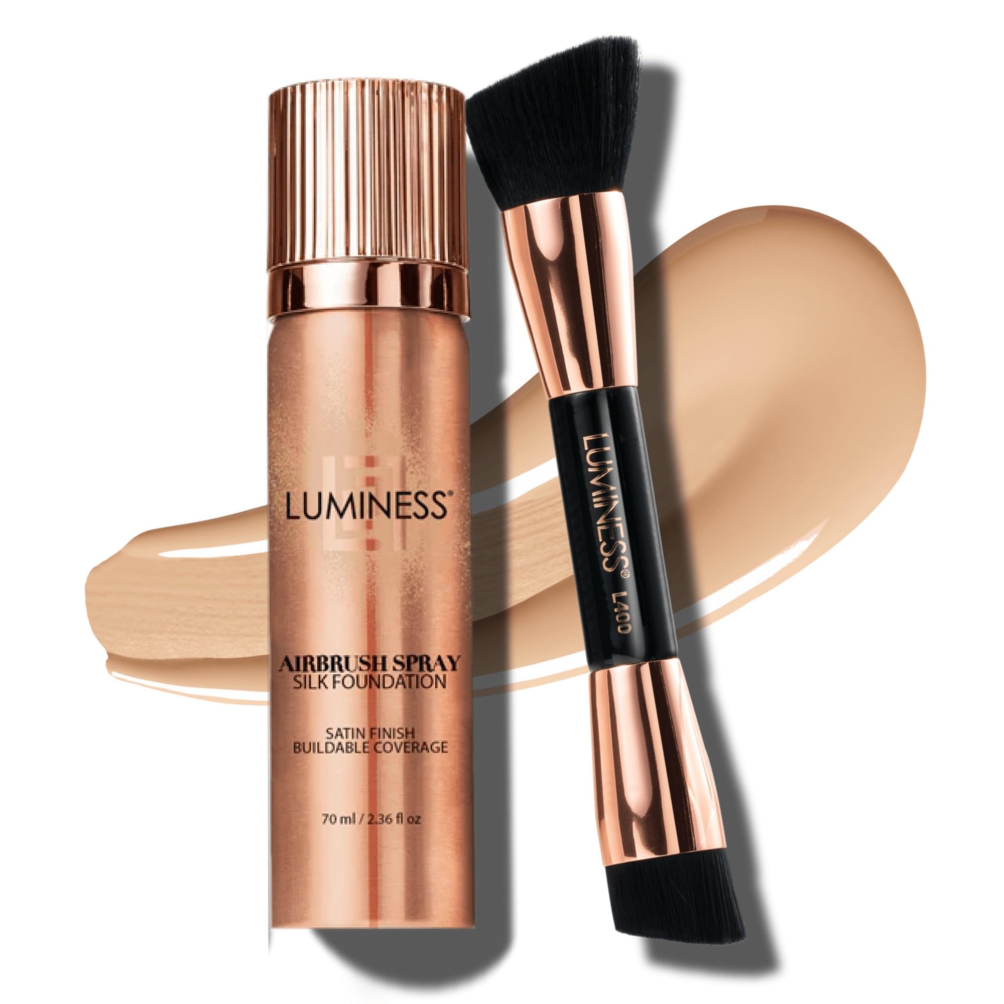 Amazon.com : LUMINESS Silk Airbrush Spray Foundation & Buffing
