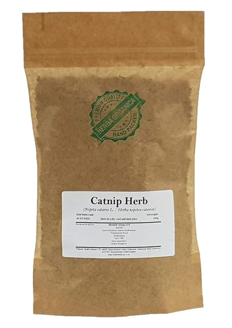 Hierba Gatera / Nepeta Cataria L / Catnip Herb # Herba Organica # Hierba De Los Gatos, Menta Gatuna (100g)