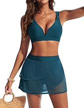 Hanna Nikole Women bikini set, swimsuit for women, push-up high waisted swimsuit, sexy two piece mesh swimsuit with v neck