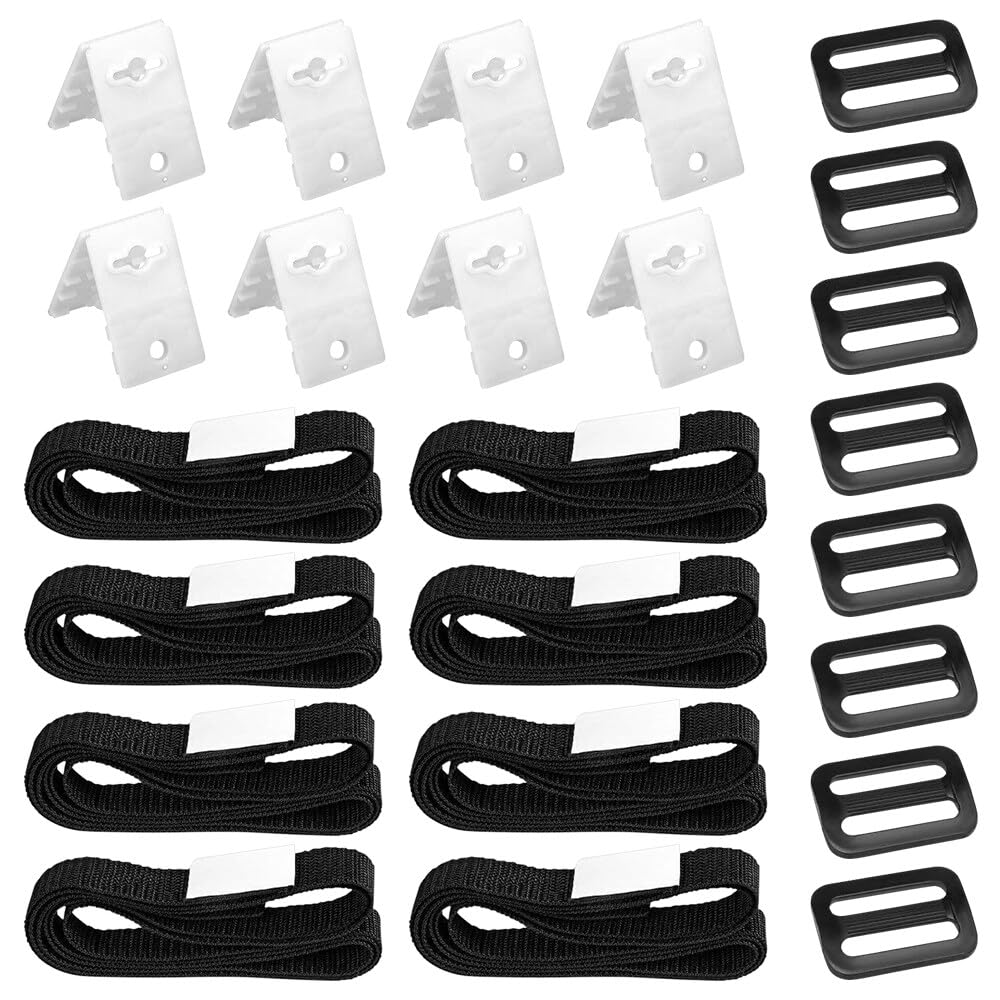 Pool Aufroller Haltebänder Set - 24 Teile PP Material Witterungsbeständig