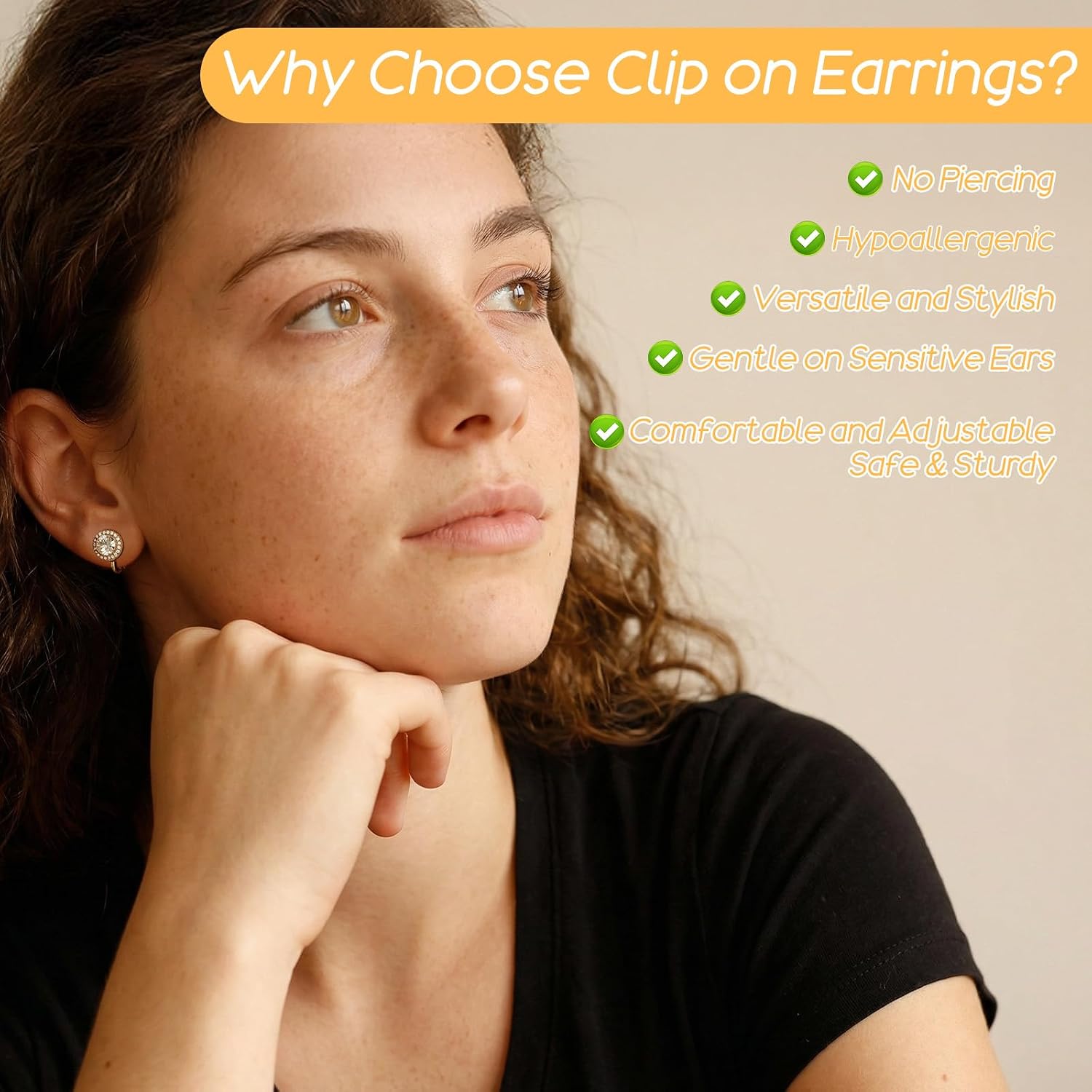 4 Pairs Clip on Earring Non Pierced Earrings Fake Earring Cubic Zirconia Square Twist Knot Jewelry Set for Women Wedding Dance Gift