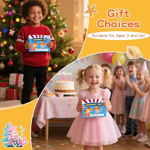 Miniatura 7 de Juguetes sensoriales para ansiedad para niños, paquete de 5 juguetes sensoriales de laberinto para aliviar la ansiedad y el estrés, suministros de