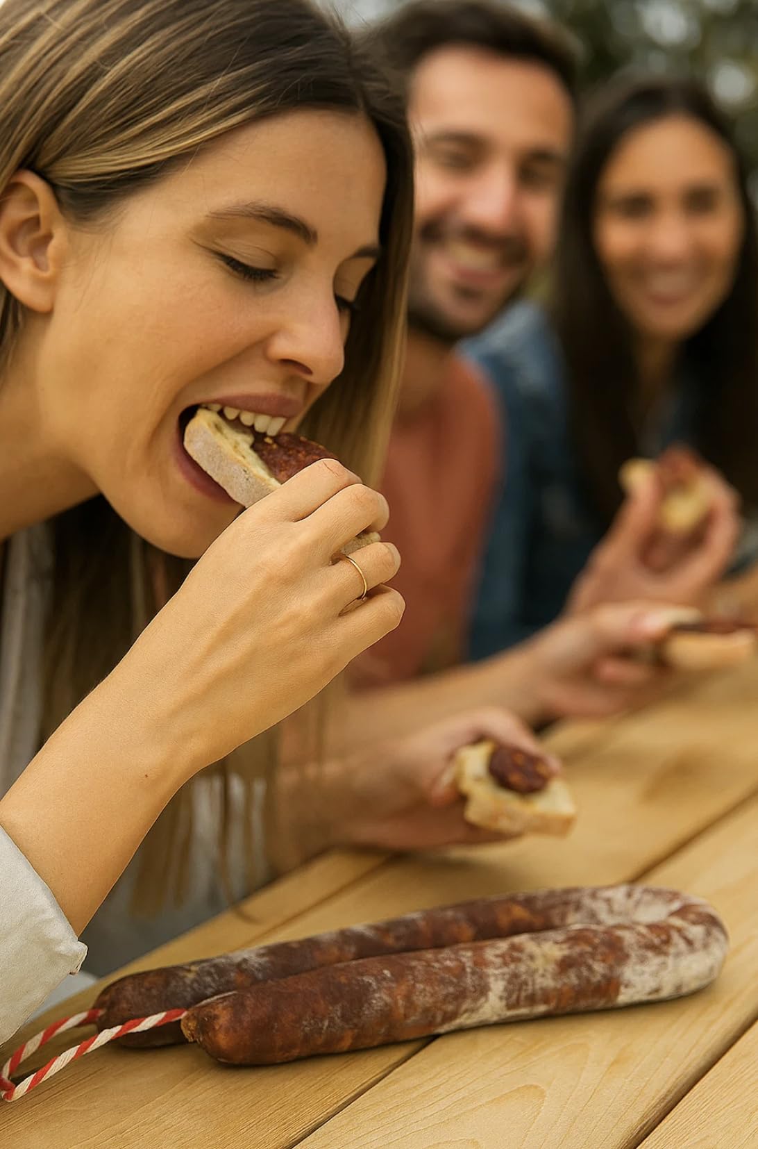 Chorizo dulce de Zamora 500 grs. Chorizo Sarta dulce natural artesano