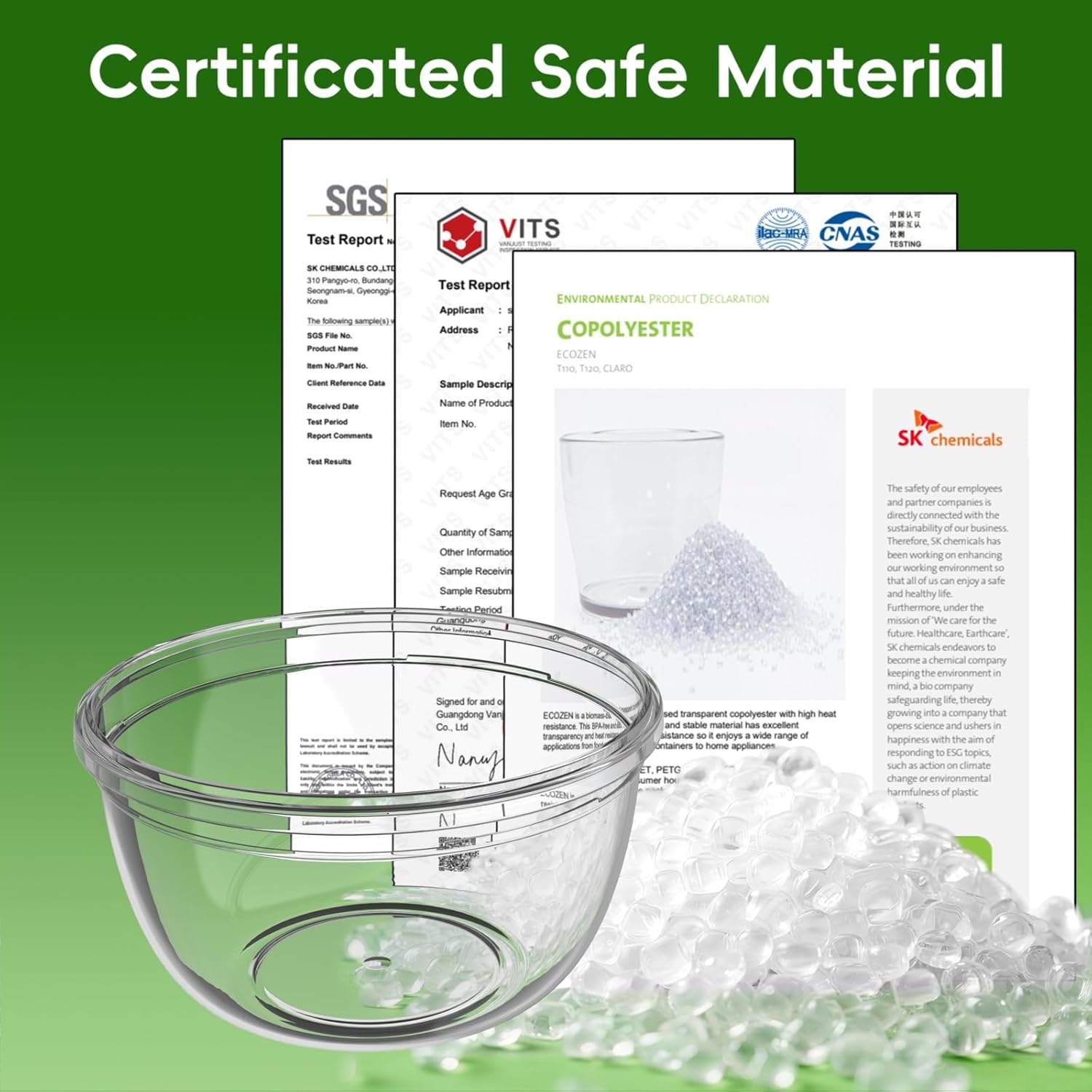 WHALEHOUSE Clear Eco-friendly SK chemicals ECOZEN Salad Container, 33OZ Portable Plastic Salad Bowls with Lid & Snack Tray, Leak-Proof Dressing Container, Reusable Fork, Lunch Box for Meal Prep (Pink) - Image 8