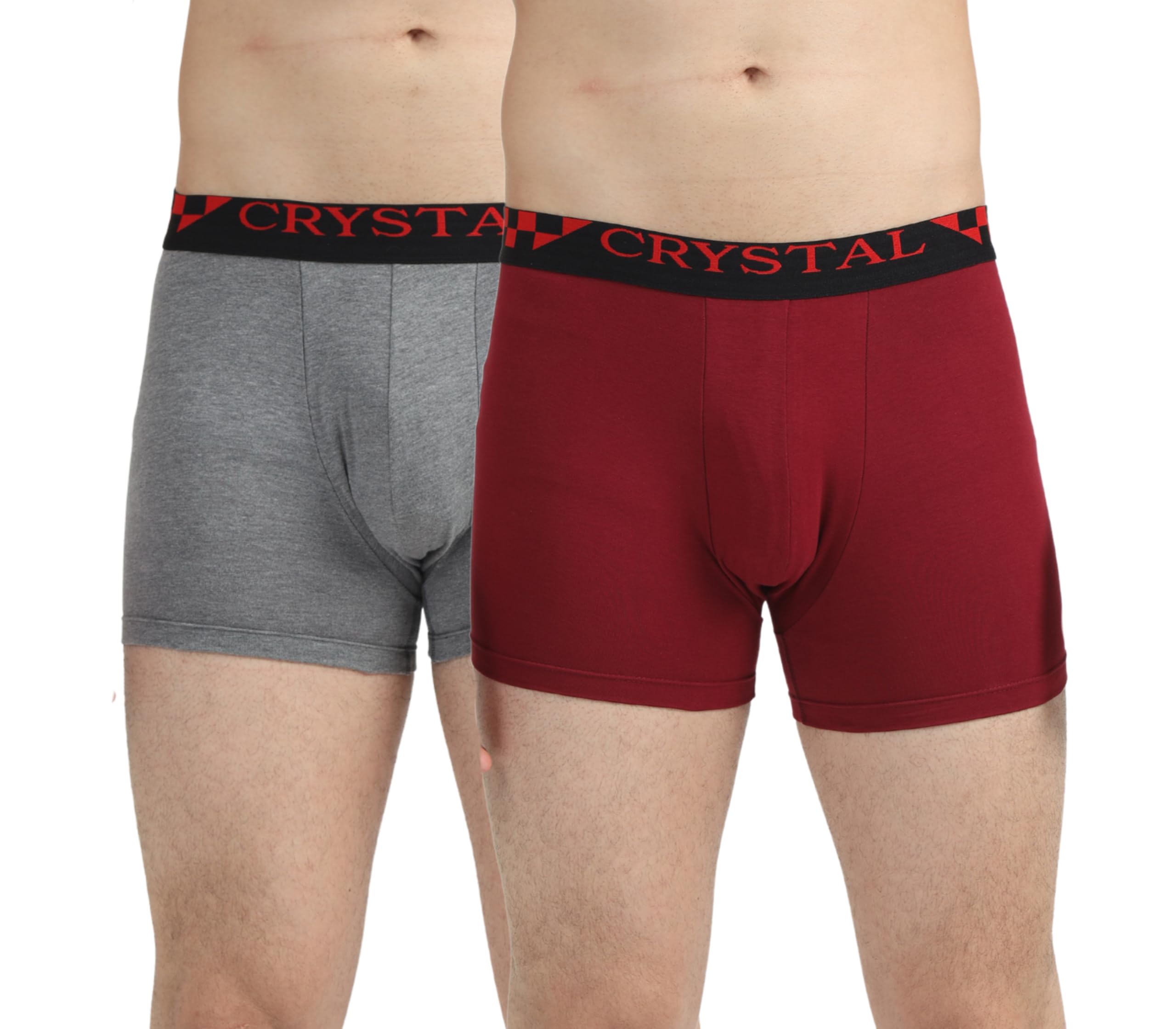 crystal Men's Cotton Elastane Lido Stretch Trunks - Assorted - Multipack-picture-40