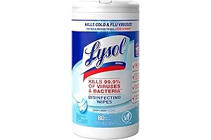 Lysol's Surface-Cleaning Wipes: The Antibacterial Arsenal for Spotless Homes