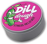 Vista 2 de Gears Out Masilla para aliviar el estrés de masa de eneldo rosa que brilla en la oscuridad, divertidos rellenos de calcetines para adultos