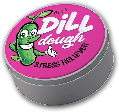 Miniatura 2 de Gears Out Masilla para aliviar el estrés de masa de eneldo rosa que brilla en la oscuridad, divertidos rellenos de calcetines para adultos para
