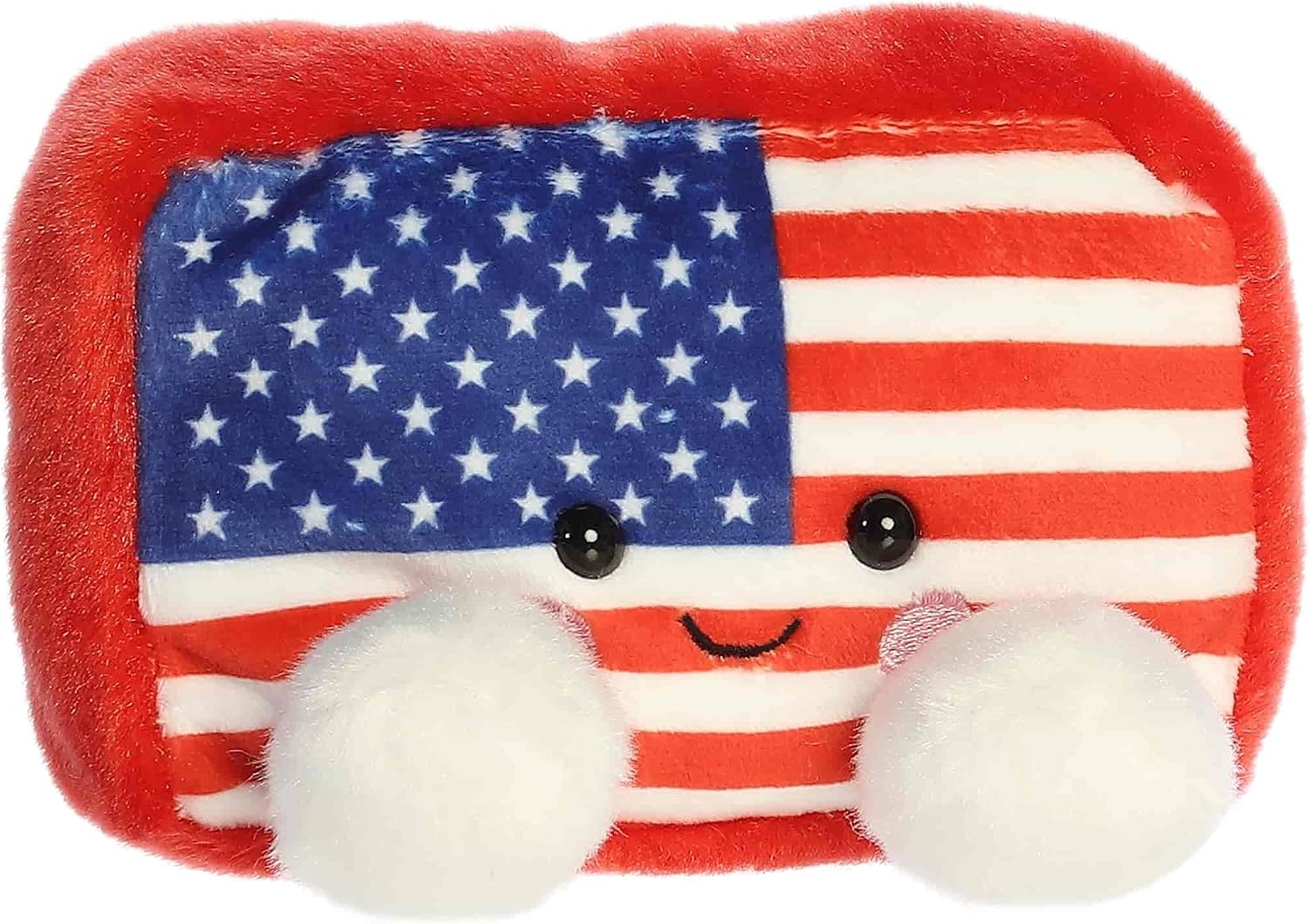 Aurora® Adorable Palm Pals™ Indivisible Flag™ Stuffed Animal - Fun Collectible Plush for Kids and Adult Collectors - Perfect for Decorating Rooms and Birthday Gifts - Multicolor 5 Inches
