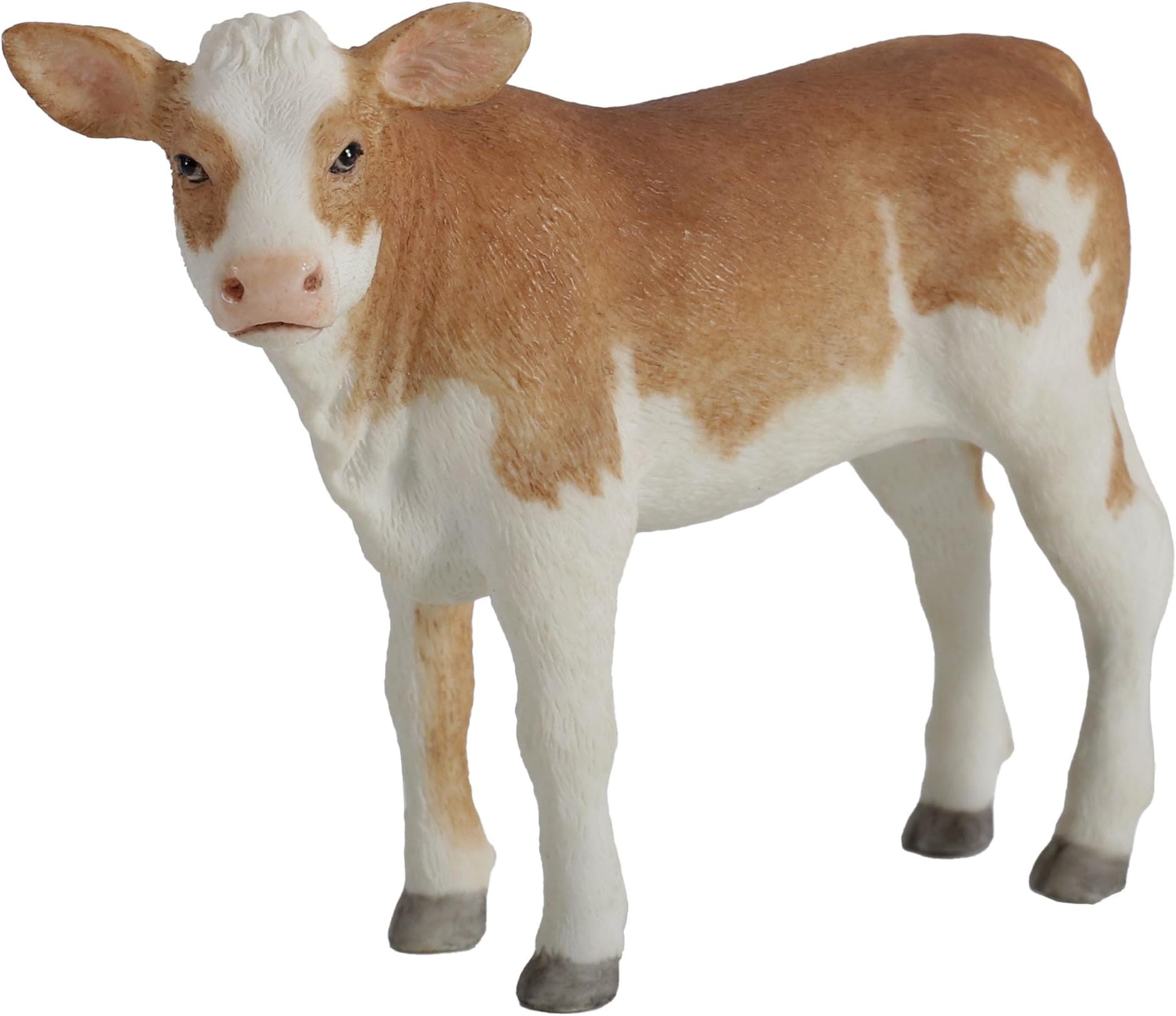 Unicorn StudiosWU76911AA Ayrshire Calf Figurine Cow - Wrown & White