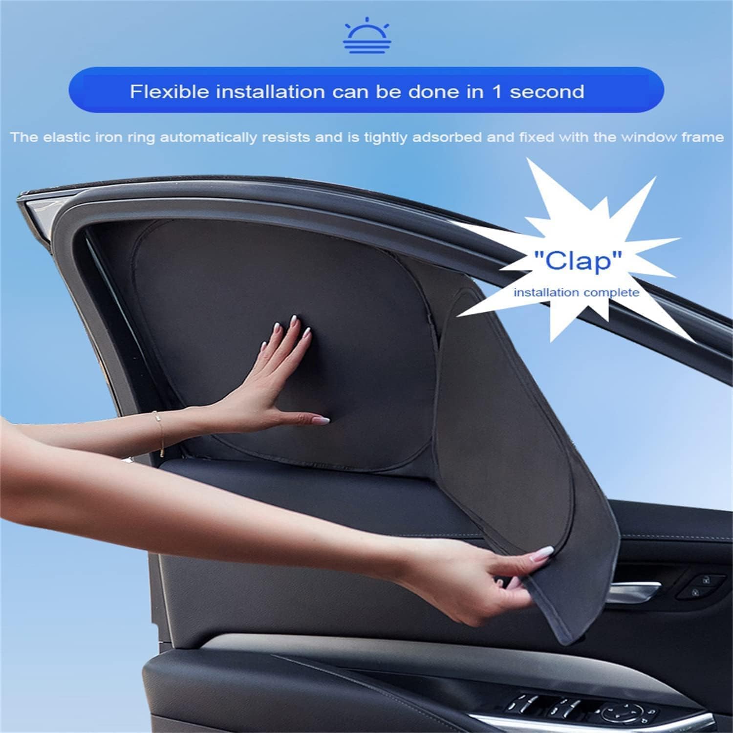 Coche Parabrisas Parasoles para-Jeep Grand Cherokee 2005-2010 (3 Generations), Opaco Plegable Protección Solar Resistir A Los Rayos UV Reflectante Aislamiento Accesorios Interior