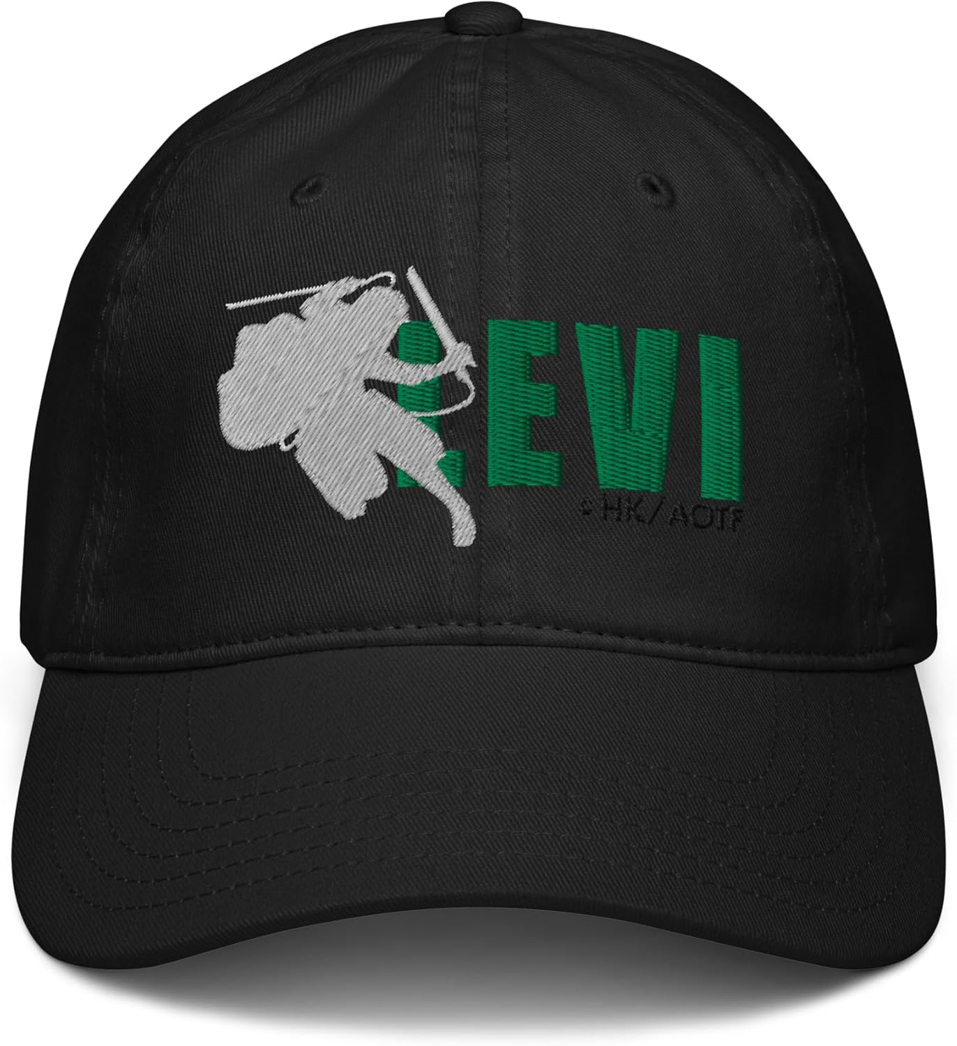 Anime Embroidered Levi Silhouette Adjustable Baseball Hat