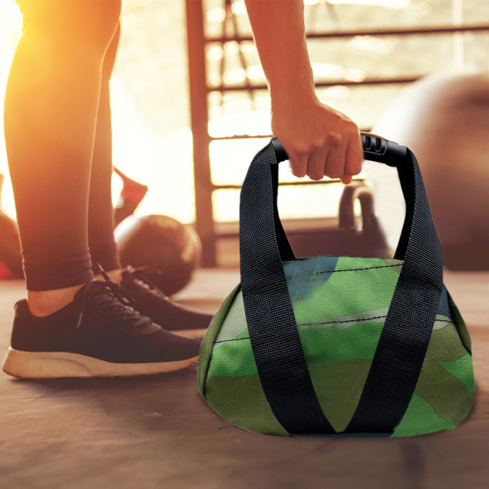 Strength Power - Bolsa de portátil para fitness, cómoda bolsa de suave con mancuernas | Bolsa de suave Oxford ajustable para levantamiento de pesas para entrenamiento en casa,
