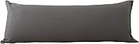 EVOLIVE Ultra Soft Microfiber Body Pillow Cover 21x54 Inch Charcoal Grey - Hidden Zipper, Durable & Cozy
