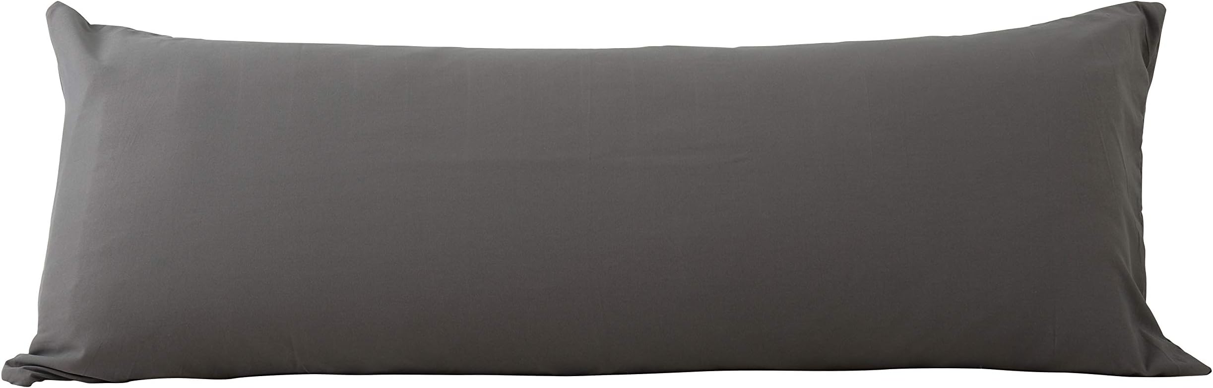 EVOLIVE Ultra Soft Microfiber Body Pillow Cover/Pillowcases with Hidden Zipper Closureb 53cm x 137cm (21"x54", Charcoal Grey)