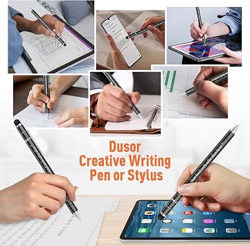 Dusor Gifts for Men Fidget Pen, Fathers Day Gift for Husband Dad Brother Boyfriend Multifunction Pen, Anniversary Birthday Fathers Day Gift from Daughter Son Wife, Graduation Gifts for Teens Him Boy