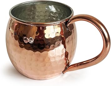 Shark Anatolia Luna Honeycomb Copper Mug Cup Mug