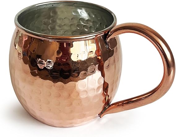 Shark Anatolia Luna Honeycomb Copper Mug Cup Mug