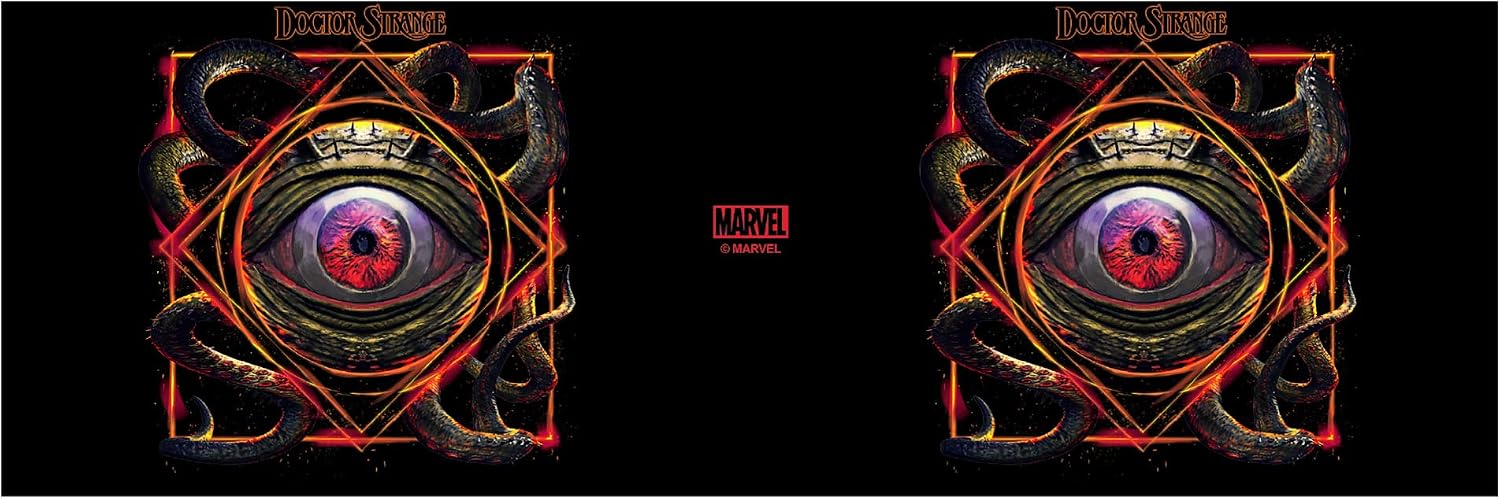 Marvel Gargantos Eye 27 oz Stainless Steel Insulated Travel Mug, 27 Ounce, Multicolored