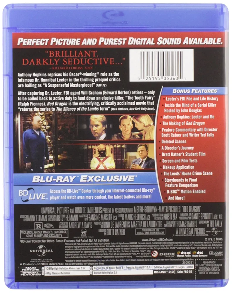 レッド・ドラゴン [Blu-ray] Amazon.co.jp: レッド・ドラゴン [Blu-ray] : エドワード