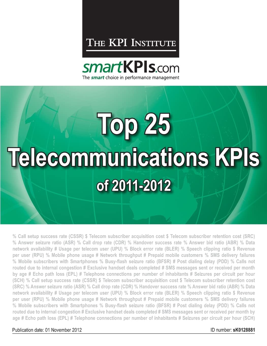 Top 25 Telecommunications KPIs of 2011-2012