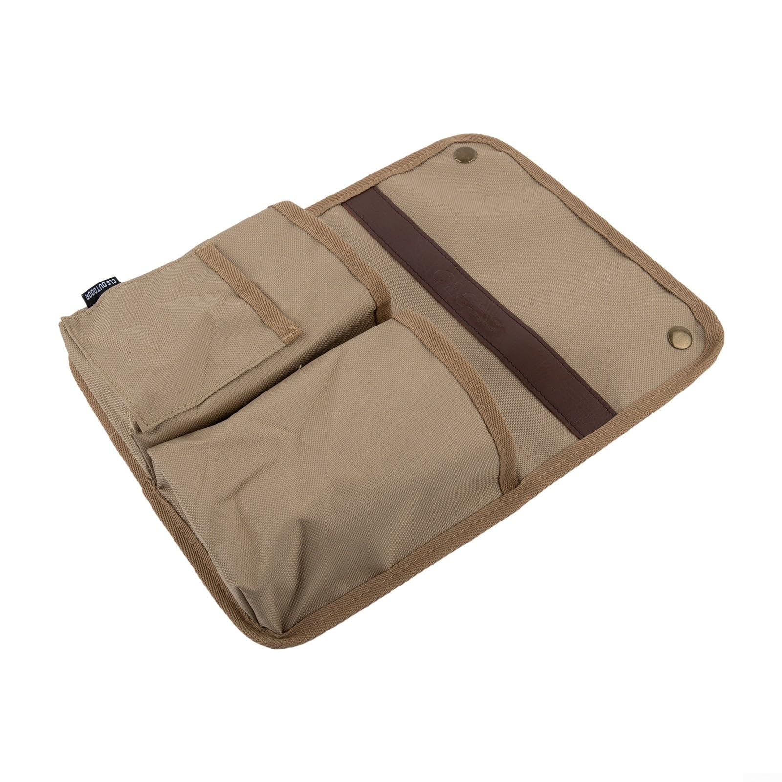 Bolsa de almacenamiento portátil plegable para silla, organizador lateral de lona con múltiples bolsillos para sillas de camping, sillas de ruedas, sillas de playa, actividades al aire libre