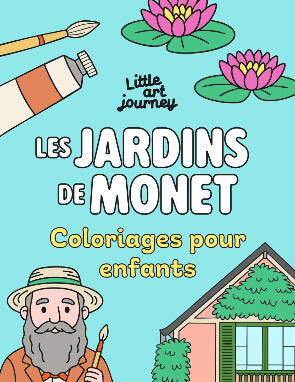 Les jardins de Monet – Coloriages pour enfants