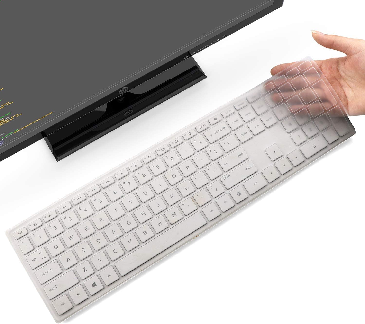 Jesra Keyboard Cover for HP Pavilion 27 All in One PC, HP Pavilion 27-Xa0055Ng/0370Nd/0076Hk/0010Na, HP Pavilion 24-inch All in One PC, 24 Xa0002A/0300Nd/0051Hk, HP Pavilion All in One- Clear (B0BYJVQDSF) Amazon Price History, Amazon Price Tracker