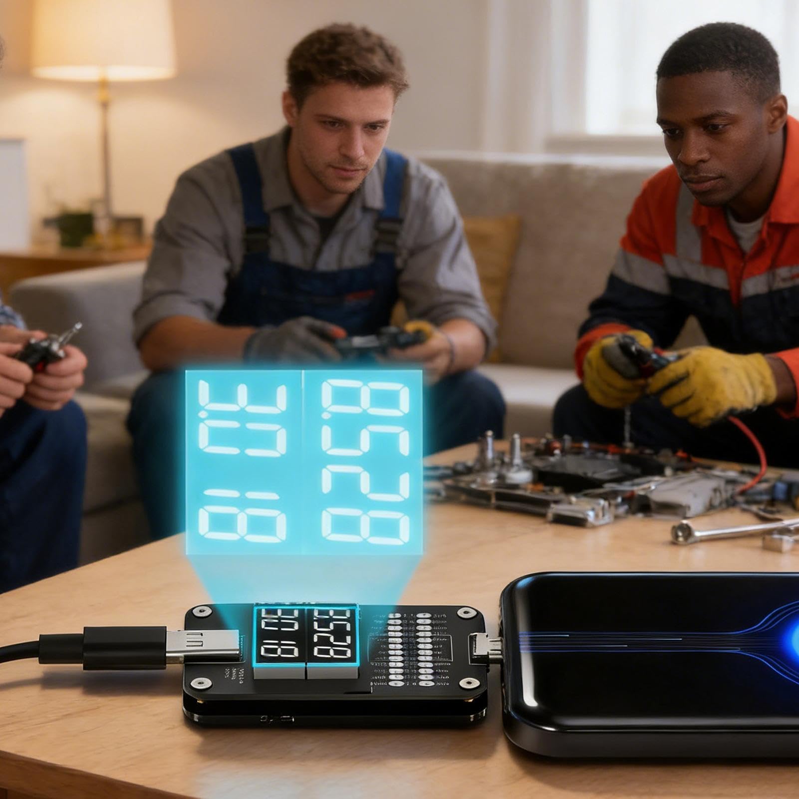 Testeur D'Alimentation Type C Moniteur De Courant En Temps Réel