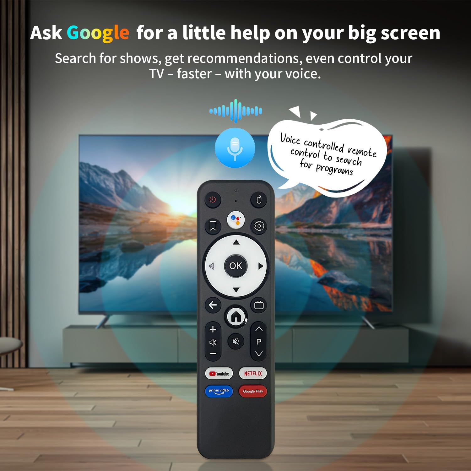 RUPA Android TV Box 13.0, 2025 8K Neueste TV Box mit RAM 4GB ROM 64GB WiFi6 Enternet 10/100M Bluetooth 5.0 USB3.0 Unterstützt 3D HD Cast Screen Android Box