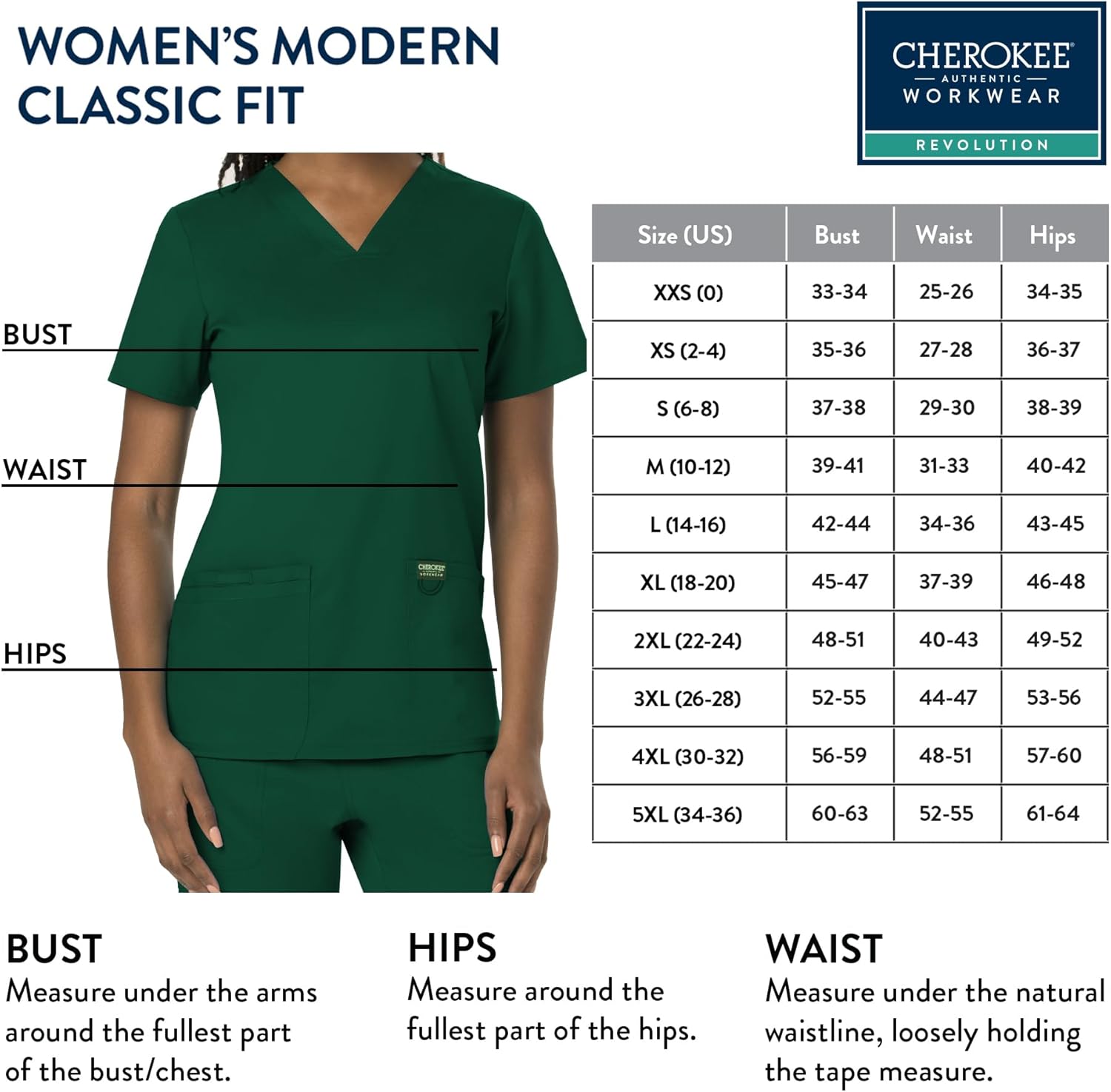 V-Neck Scrubs for Women Workwear Revolution, Soft Stretch, Easy Care WW620 X-Small Hunter Green