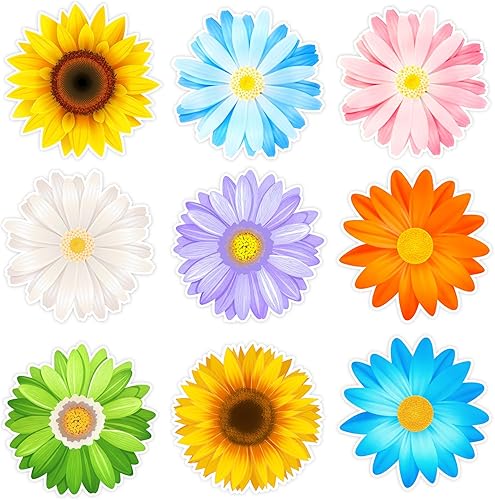 Miniatura 35 de Vuzvuv 48 piezas de recortes de papel de discos de los años 70, 80 y 90 con 100 puntos de pegamento, recortes de discos para decorar tablones de